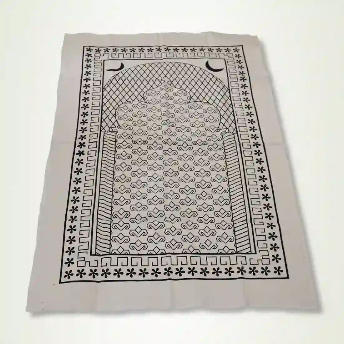Cotton Portable Prayer Mat for Hajj and Umrah